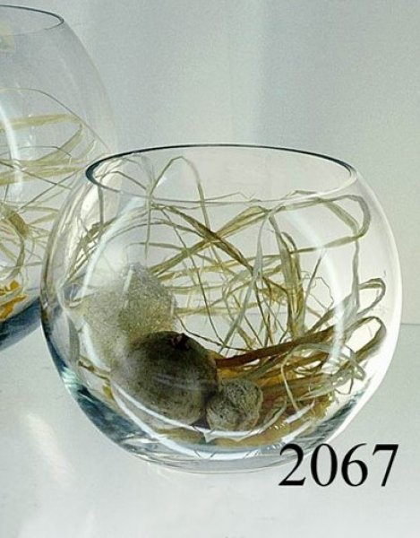 Посуда стеклянная Россия Ваза 2067  Шаровая 2л  (Россия) - купить в Тамбове